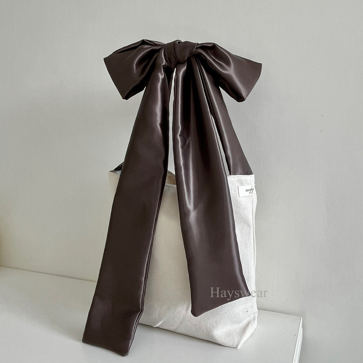Dark Brown Bow Bag (with minor flaws)