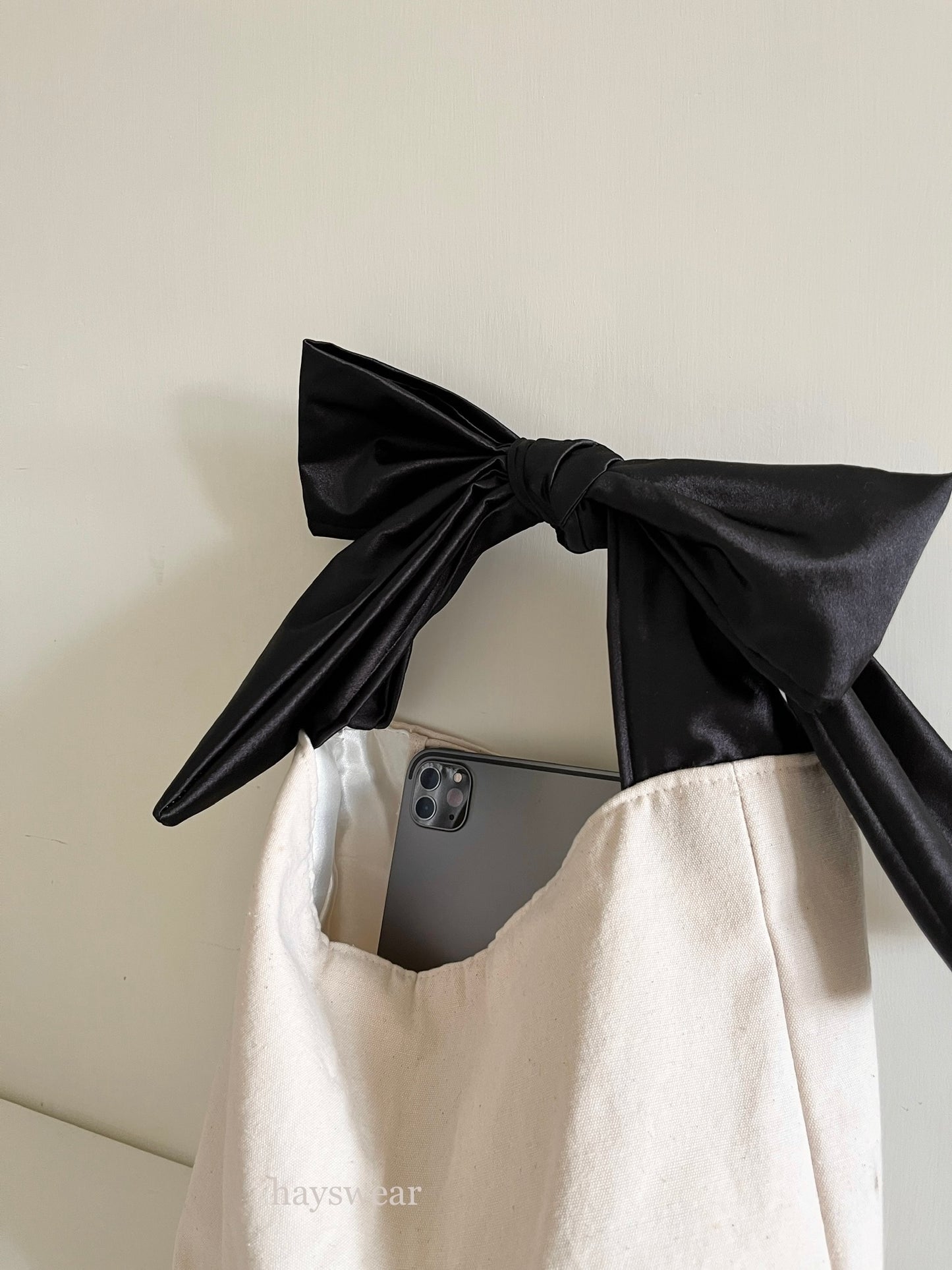 Black Bow Bag